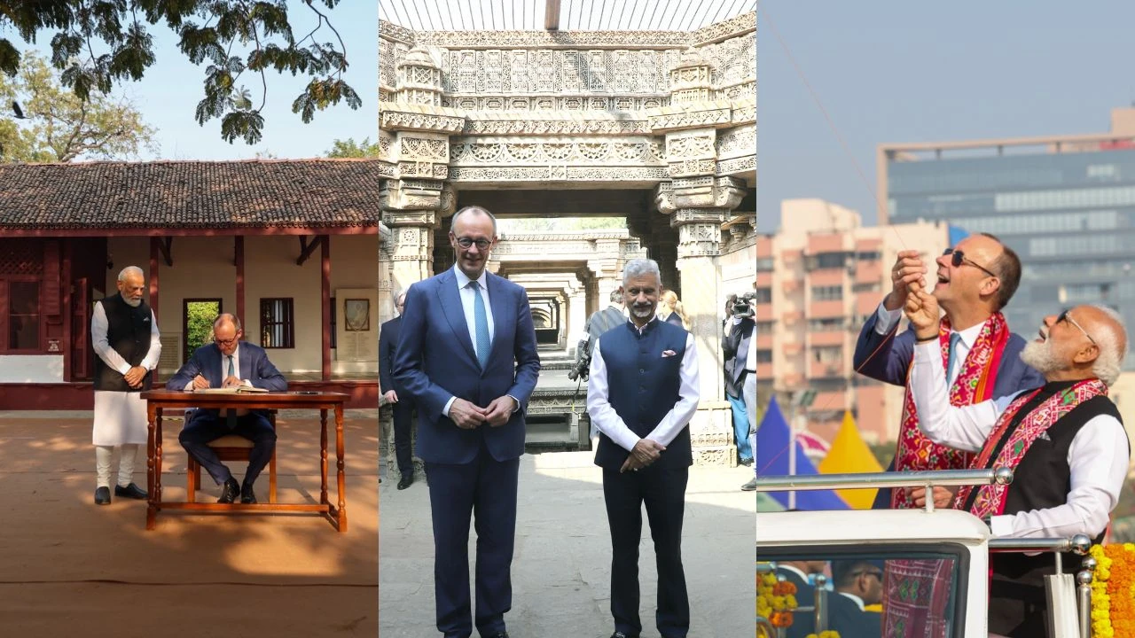 German Chancellor Friedrich Merzએ અડાલજની ઐતિહાસિક વાવની લીધી મુલાકાત, જુઓ Photos 