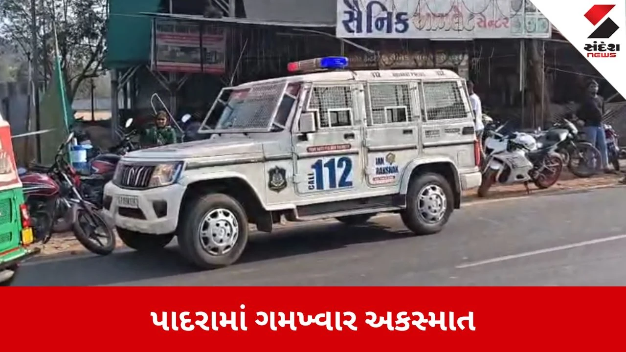 Vadodara: પાદરા રોડ પર ગમખ્વાર અકસ્માત, અજાણ્યા વાહનની અડફેટે બાઈક સવાર યુવકનું મોત 