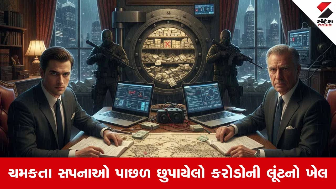 Crime News : ઝડપથી અમીર બનવાનો રસ્તો…કે પછી બરબાદીની શરૂઆત? 100 કરોડની લૂંટનો ખેલ 