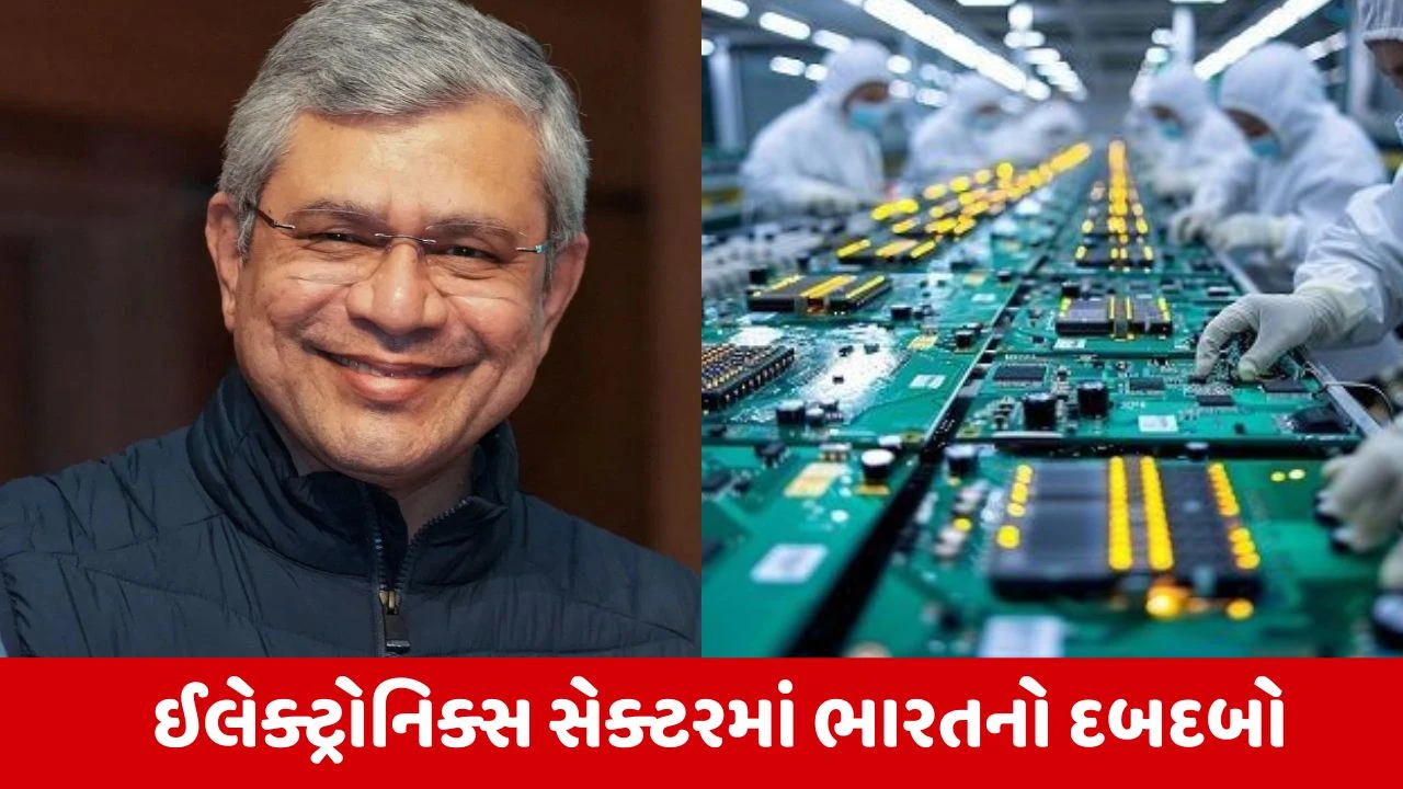 Business News : ઈલેક્ટ્રોનિક્સ સેક્ટરમાં ભારતે રચ્યો ઈતિહાસ, નિકાસ પહોંચી 4 લાખ કરોડ રૂપિયાને પાર 