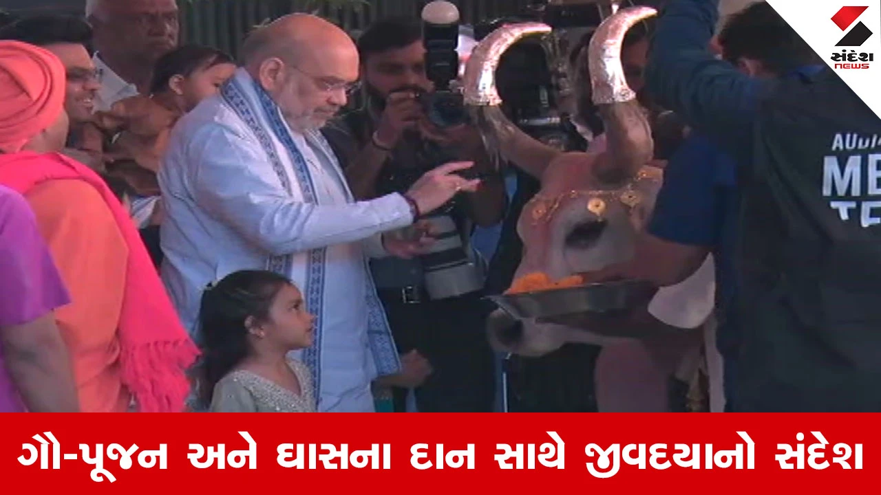 Amit Shah In Gujarat : ઉત્તરાયણ પર્વે કેન્દ્રીય ગૃહમંત્રી અમિત શાહે પરિવાર સાથે કર્યા ભગવાન જગન્નાથના દર્શન 