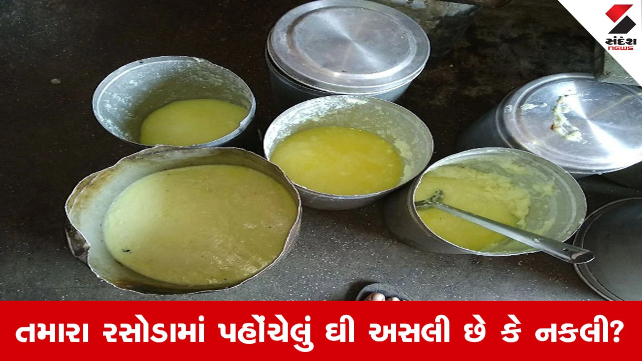 Surat News : સાવધાન સુરતીઓ! શુદ્ધ ઘીના નામે વનસ્પતિ ઘી પધરાવતું મોટું નેટવર્ક ઝડપાયું 