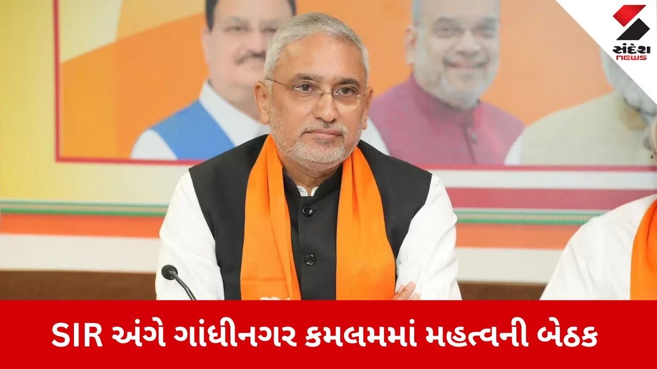 Gandhinagar: કમલમ ખાતે ભાજપની હાઈપ્રોફાઈલ બેઠક, SIR અંતર્ગત થયેલી કામગીરીની વિધાનસભા વાઈઝ સમીક્ષા કરાઈ 