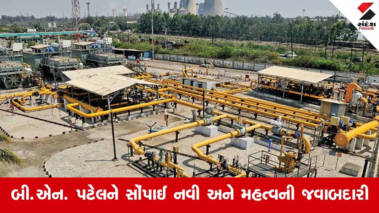 Gujarat સરકારનો મોટો નિર્ણય: બી.એન. પટેલની 'ગુજરાત ગેસ લિમિટેડ'ના એક્ઝિક્યુટિવ ડિરેક્ટર તરીકે નિયુક્તિ 