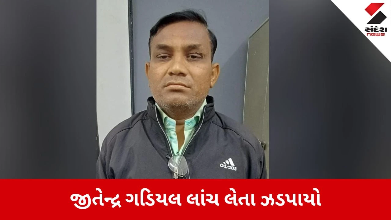 Rajkot News: લાંચિયો સેનેટરી સબ ઇન્સ્પેક્ટર જિતેન્દ્ર ગડિયલ ઝડપાયો 