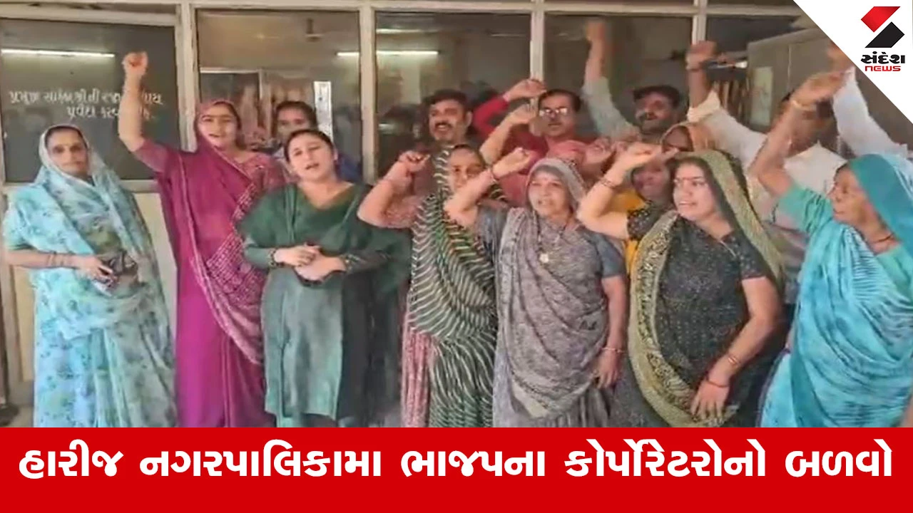 Patan News : પાટણની હારીજ નગરપાલિકામાં ભાજપમાં ભડકો, પાલિકા ભ્રષ્ટાચારનો અડ્ડો બની ગઈ હોવાનો કોર્પોરેટરોનો આરોપ 