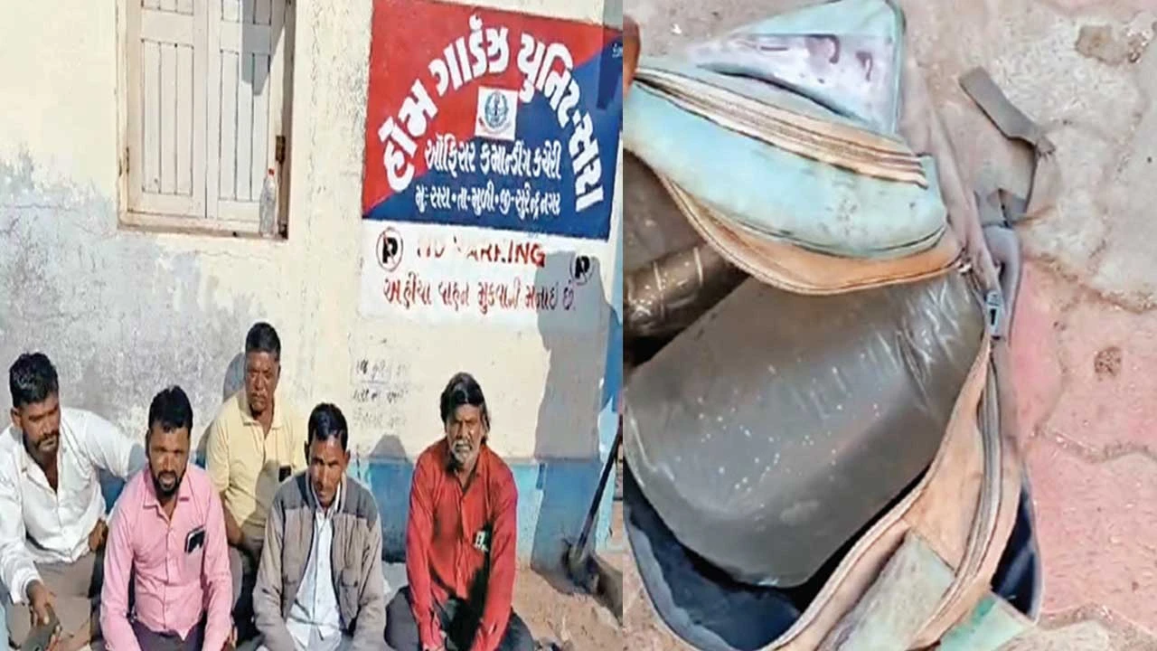 Surendranagar: મૂળી તાલુકાના સરામાં બાળક પાસે સ્કૂલ બેગમાં દેશી દારૂની હેરફેર કરાવવાનું કરતૂત પકડાયુ 