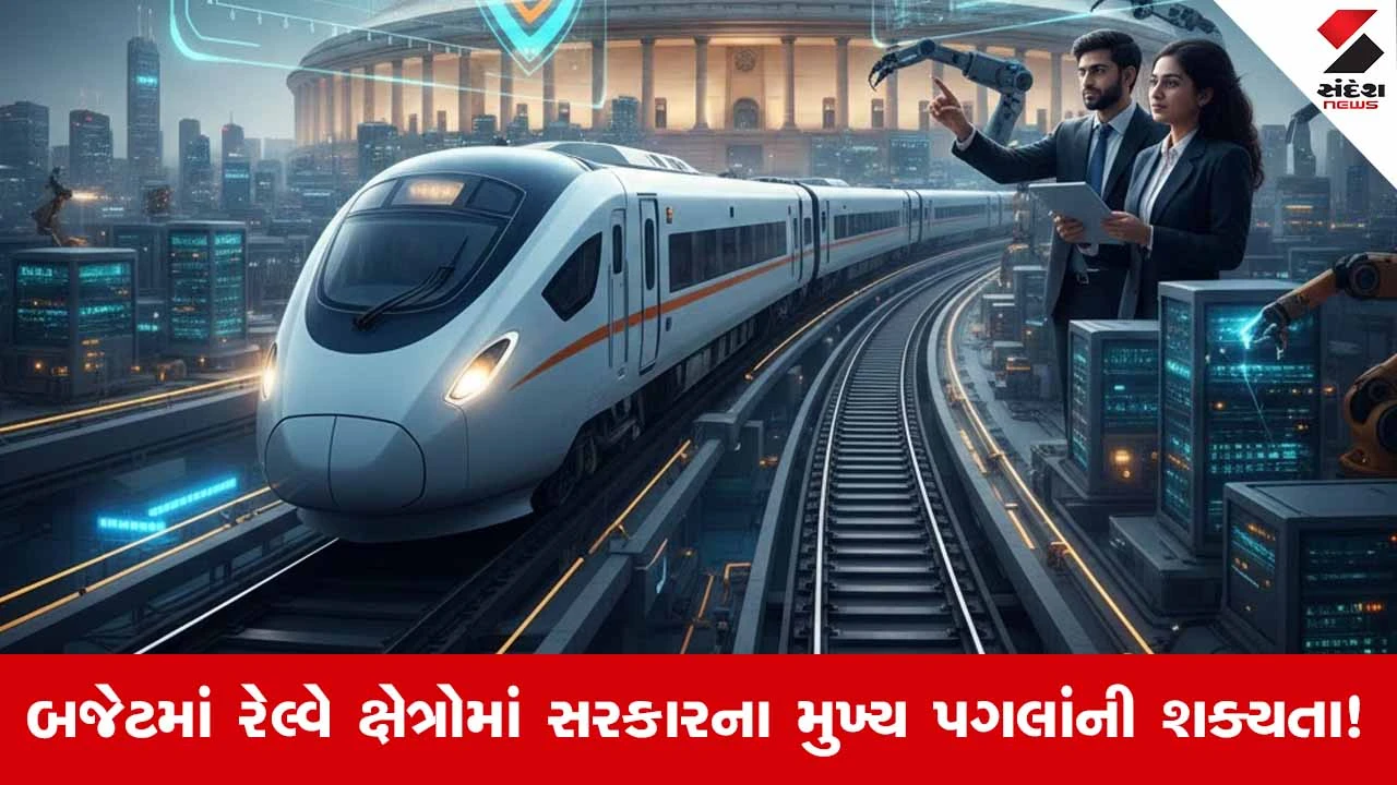 Union Budget 2026 : રેલ્વે અને AI ક્ષેત્રોમાં સરકારના મુખ્ય પગલાંની શક્યતા! 