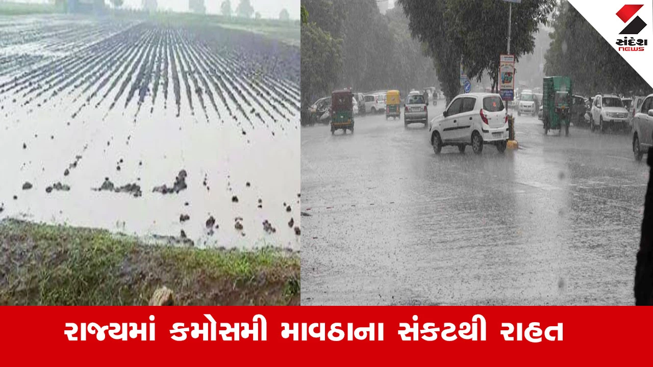 Weather News : ગુજરાતના ખેડૂતોને કમોસમી માવઠાના સંકટથી મળશે રાહત, વેસ્ટર્ન ડિસ્ટર્બન્સની અસરથી ઠંડીનું જોર વધશે 