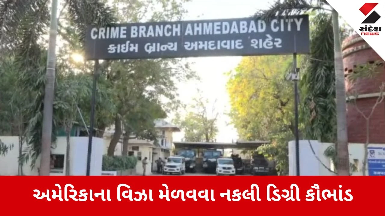Ahmedabad: અમેરિકાના વિઝા માટે નકલી ડિગ્રી રજૂ કરવાનું કૌભાંડ, ઘાટલોડિયાનો યુવક અને મહિલા એજન્ટ શંકાના ઘેરામાં 