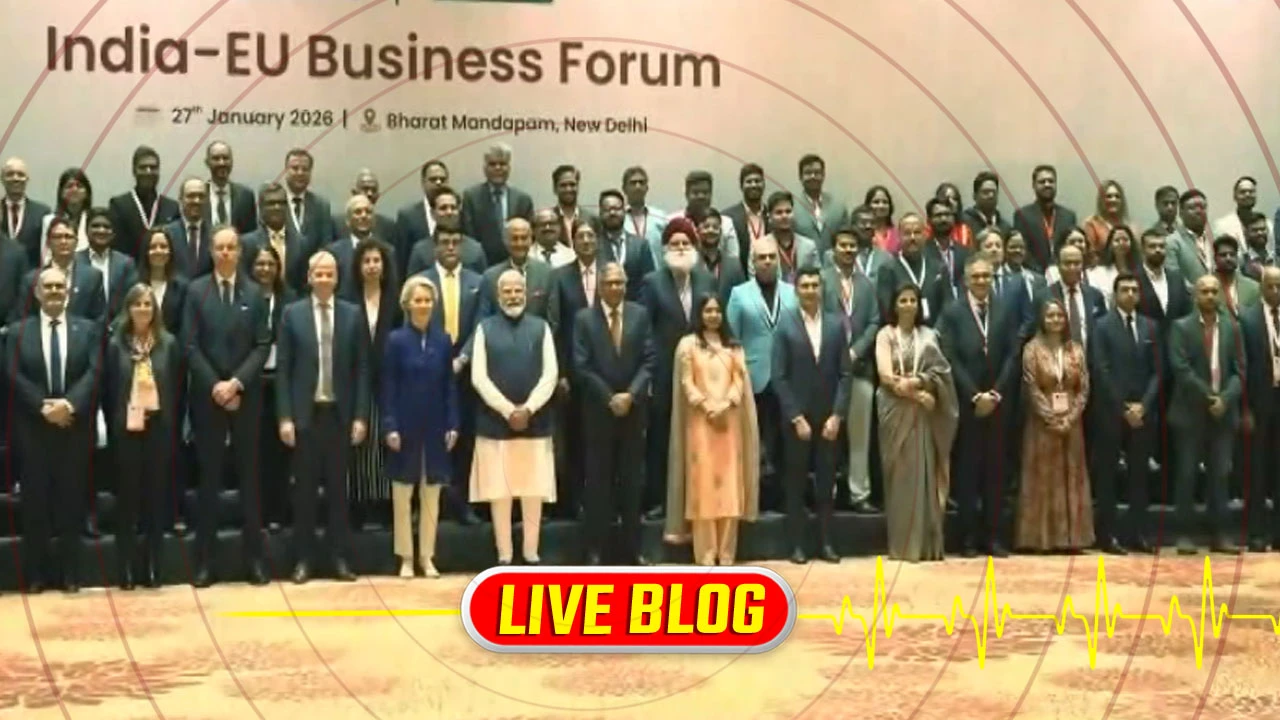 Gujarat Latest News Live : દિલ્હીમાં રચાશે નવો ઈતિહાસ, PM મોદી અને EU ચીફ વચ્ચે વ્યાપાર મંચ પર ગંભીર મંથન 