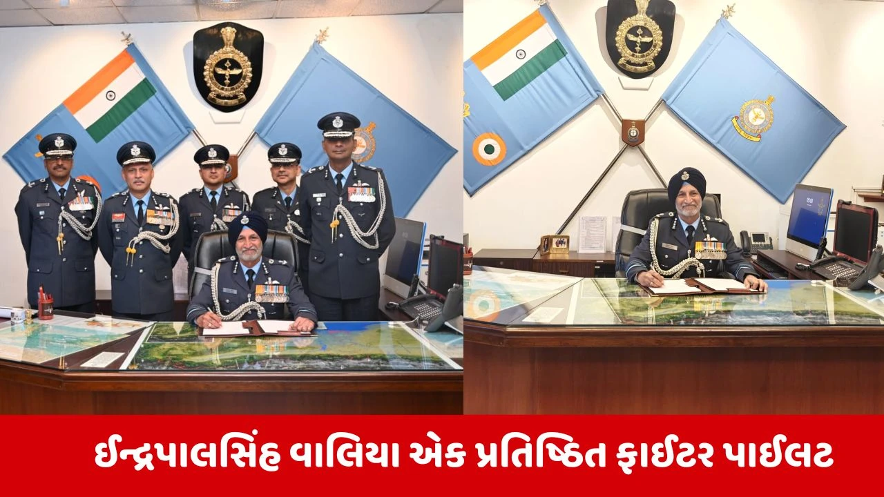 IAFના પૂર્વીય કમાન્ડને મળ્યા નવા વડા, એર માર્શલ ઈન્દ્રપાલસિંહ વાલિયાએ સંભાળ્યો કાર્યભાર 