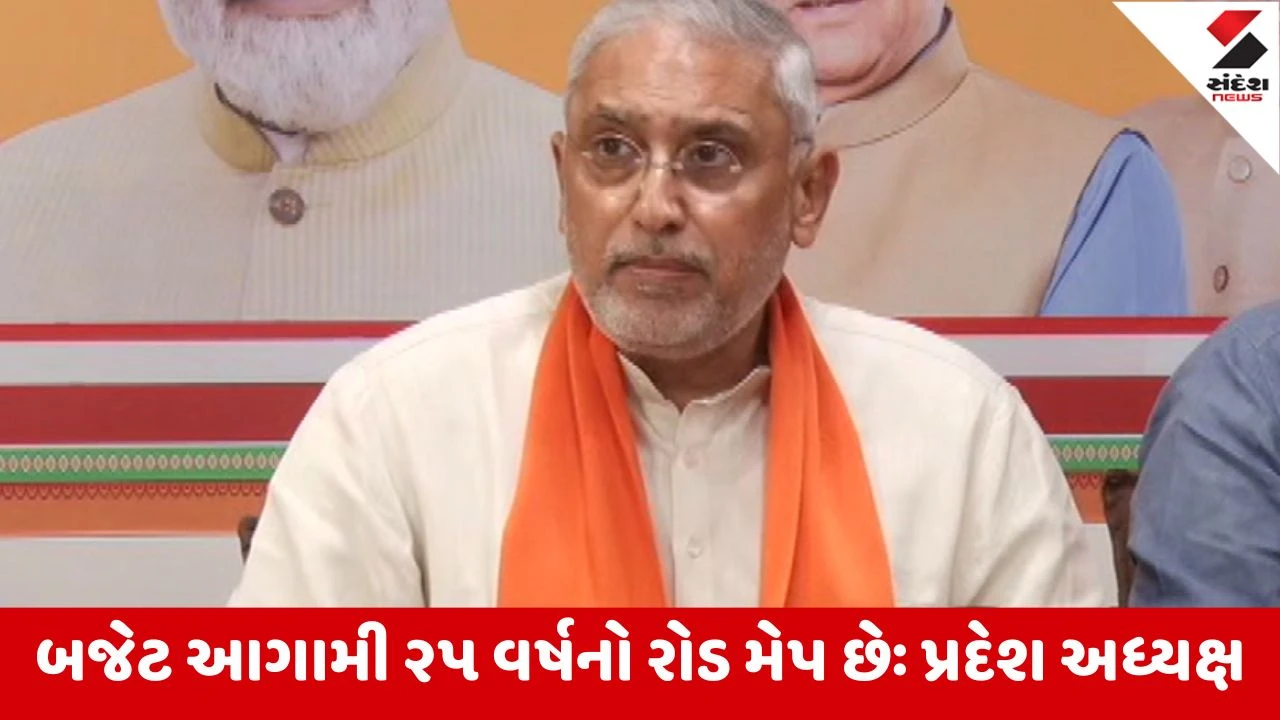 Union Budget 2026 : બજેટ પર ગુજરાત ભાજપ પ્રદેશ અધ્યક્ષની પ્રેસ કોન્ફરન્સ, આ બજેટ વિકસિત ભારતની બ્લુ પ્રિન્ટ છે, સામાન્ય માણસને સર્વાંગી લાભ મળશે 