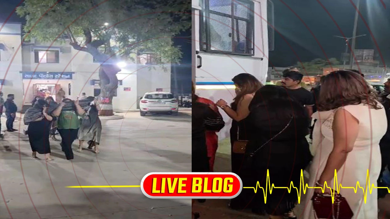 Gujarat Latest News Live : સાણંદના ગોરજ ગામમાં દારૂની મહેફિલ ઝડપાઈ, લગ્ન જીવનના 25 વર્ષની ઉજવણી માટે યોજી હતી પાર્ટી 