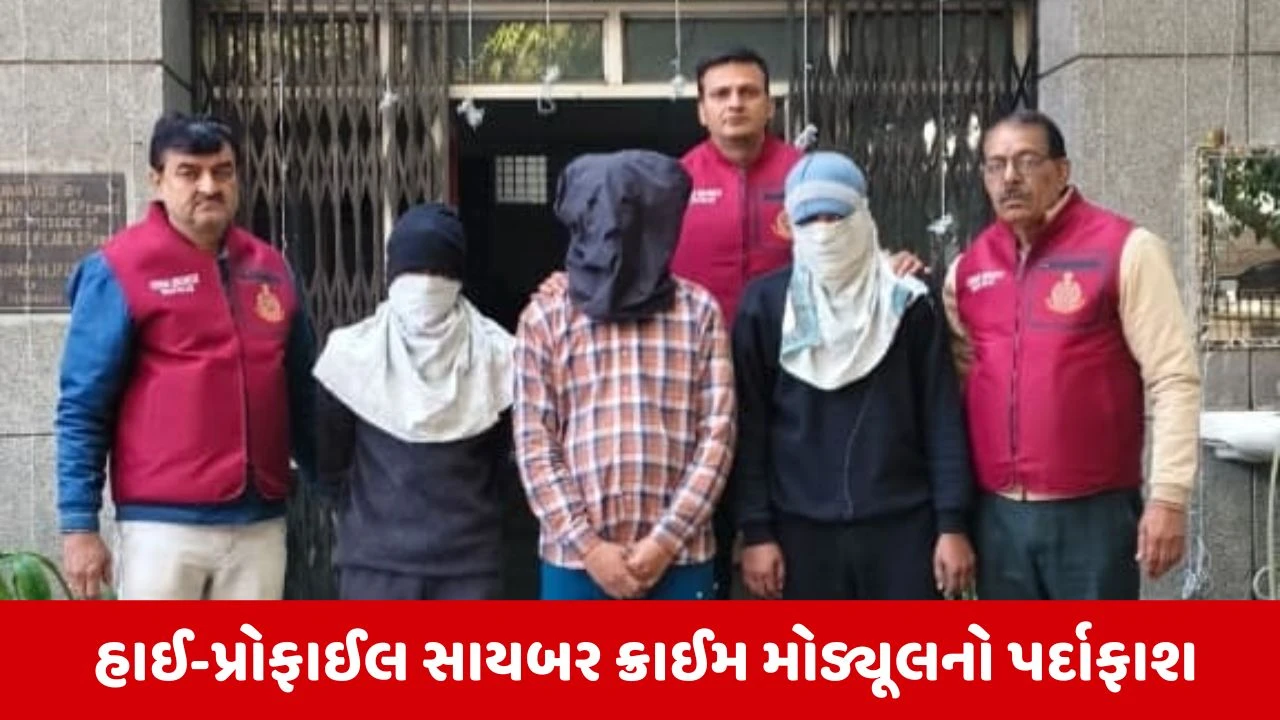 દિલ્હી: આંતરરાષ્ટ્રીય સાયબર ક્રાઈમ રેકેટ ઝડપાયું, 3 આરોપી ક્રાઈમ બ્રાન્ચના સકંજામાં.