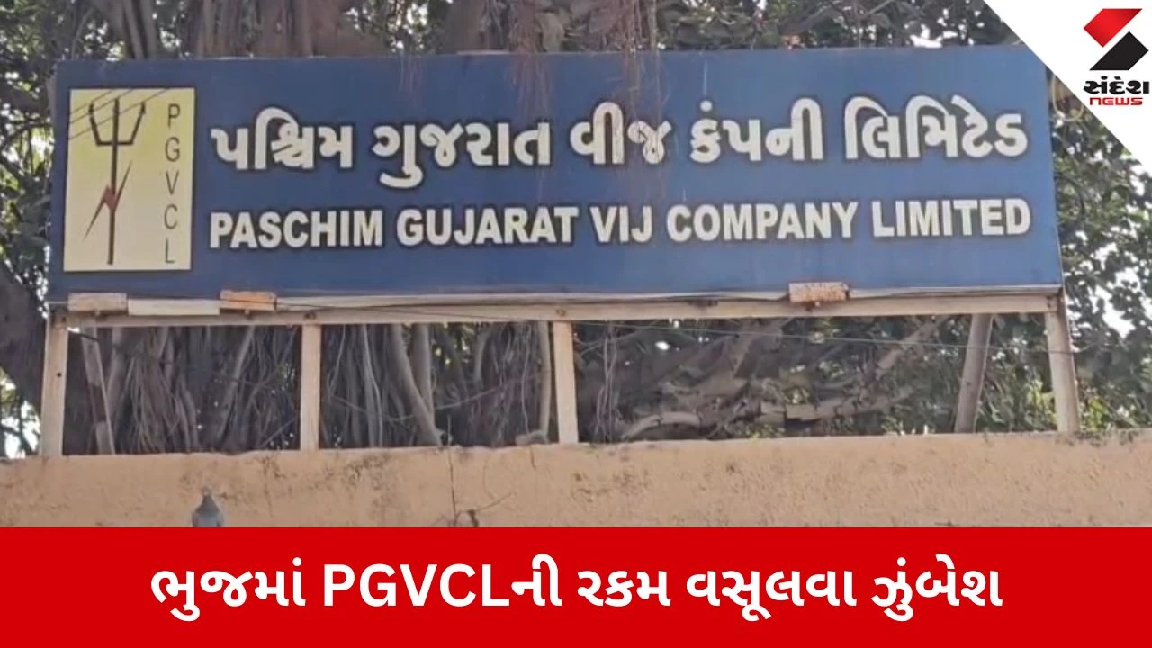 Kutch: ભુજમાં PGVCLની મેગા ડ્રાઈવ, 4.67 કરોડની બાકી ઉઘરાણી મુદ્દે 110 વીજ જોડાણો કાપી નાખ્યા 
