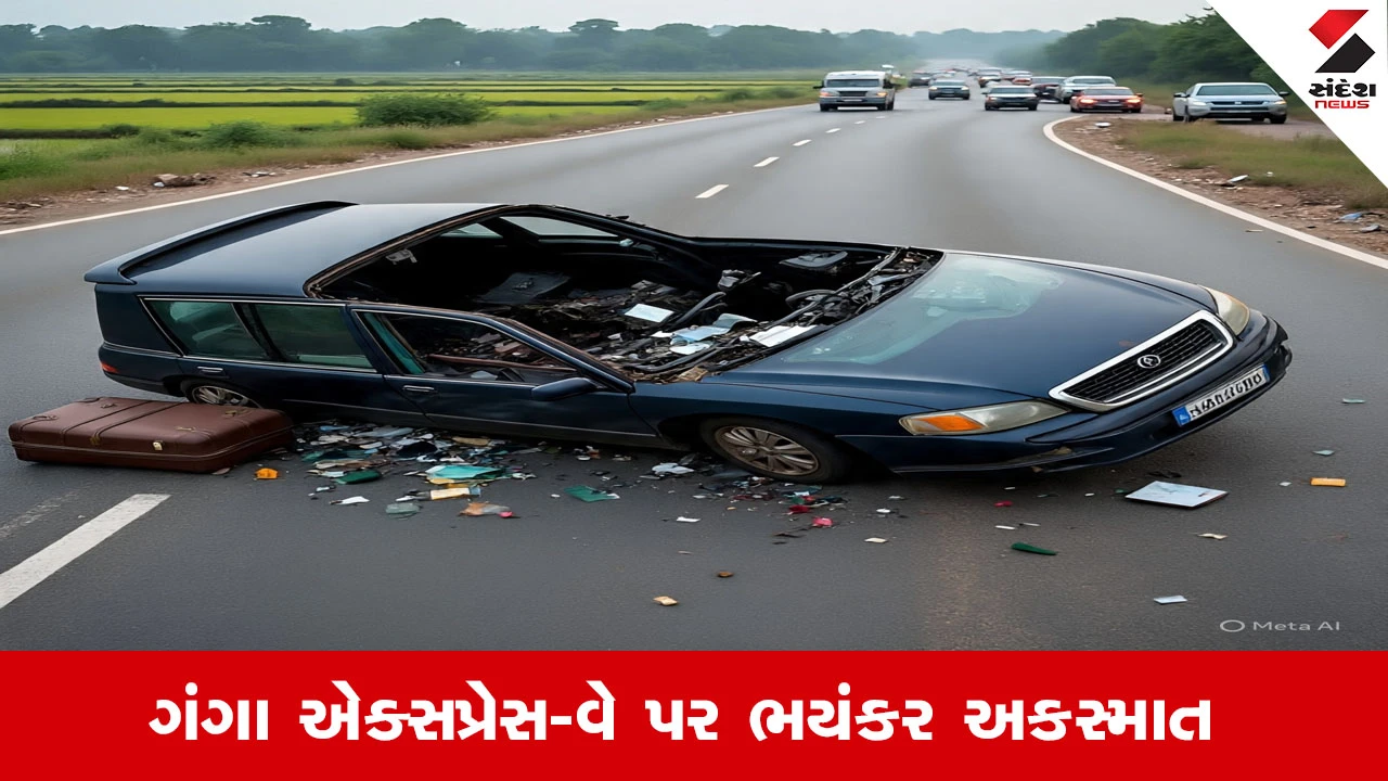 ગંગા એક્સપ્રેસ-વે પર બેફામ કારથી 4 વિદ્યાર્થિનીઓના મોત, ત્રણની હાલત ગંભીર