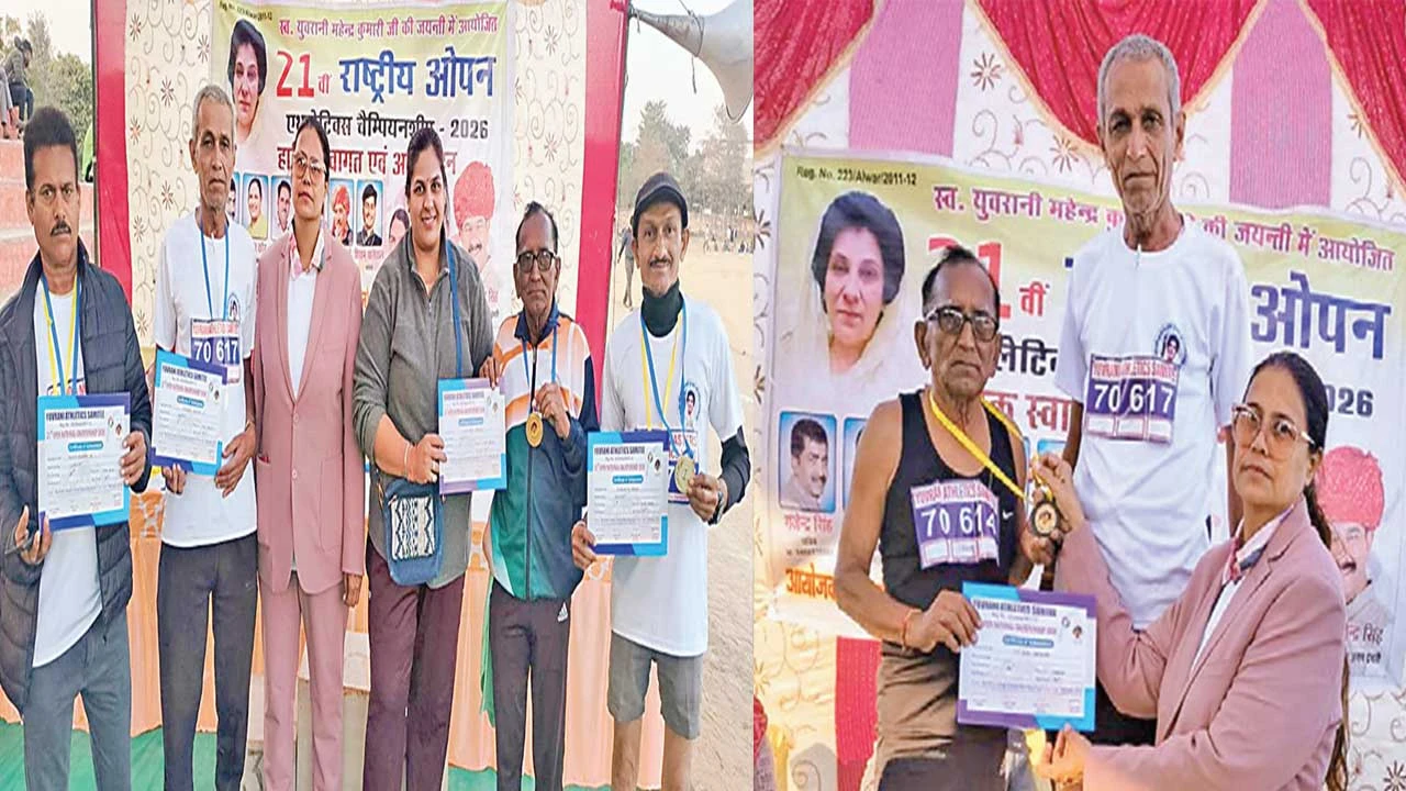 માંડલના વરિષ્ઠ નાગરિકની રાજસ્થાન એથ્લેટ્કિસ સ્પર્ધામાં સિદ્ધિ: તાલુકાનું ગૌરવ વધાર્યું.