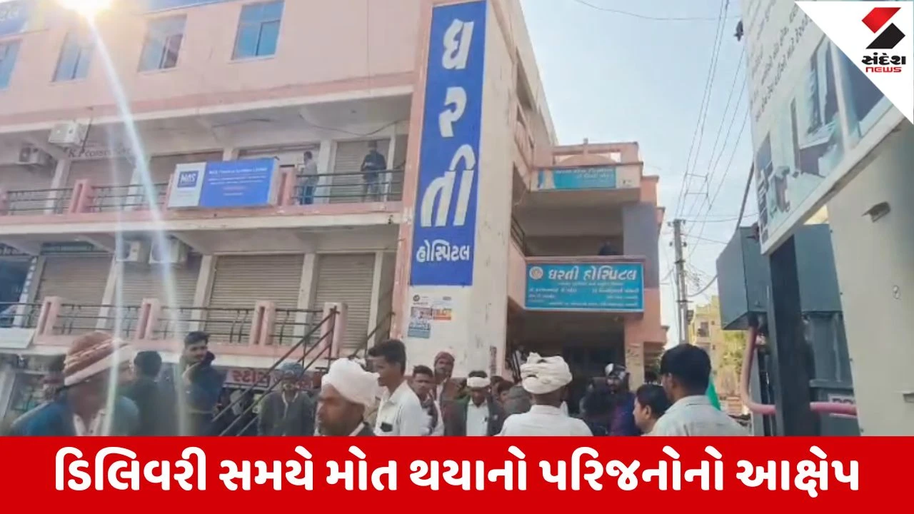 Tharad : ખાનગી હોસ્પિટલમાં ડિલિવરી સમયે રાજસ્થાનની મહિલાનું મોત, ડૉક્ટરની બેદરકારીથી મોત થયાનો આક્ષેપ 