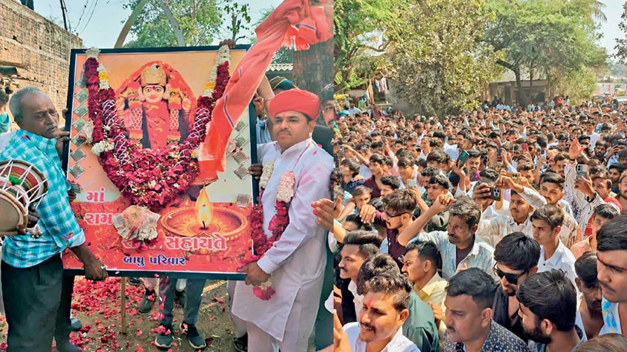 Patan: સરસ્વતી તાલુકાના વામૈયા ગામે રામબાઈ માતાજીનો પાટોત્સવ ઉજવાયો