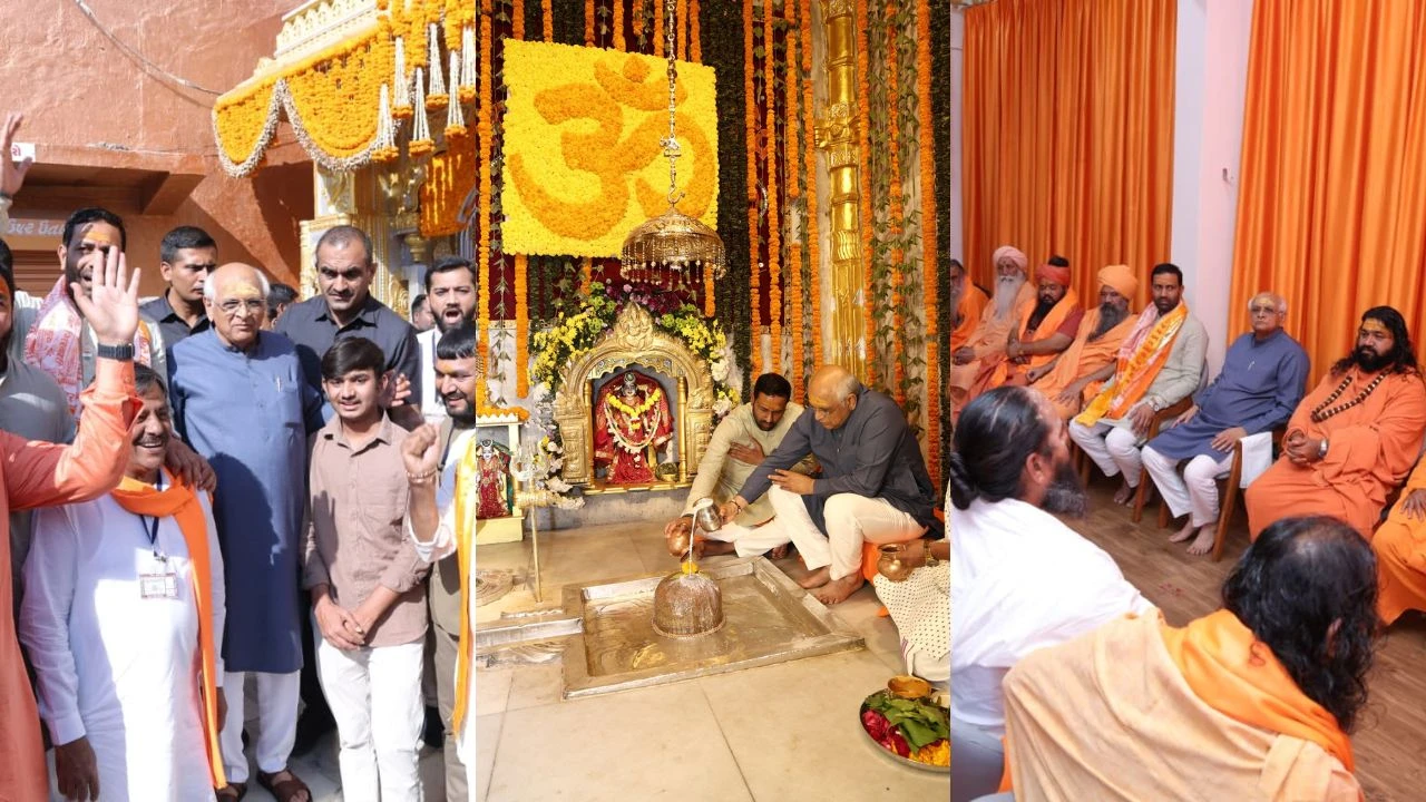 CM Bhupendra Patelએ મહાશિવરાત્રીના પાવન પર્વે સ્વયંભૂ ભવનાથ મહાદેવની શ્રદ્ધાભાવ સાથે પૂજા અર્ચના કરી, જુઓ Photos