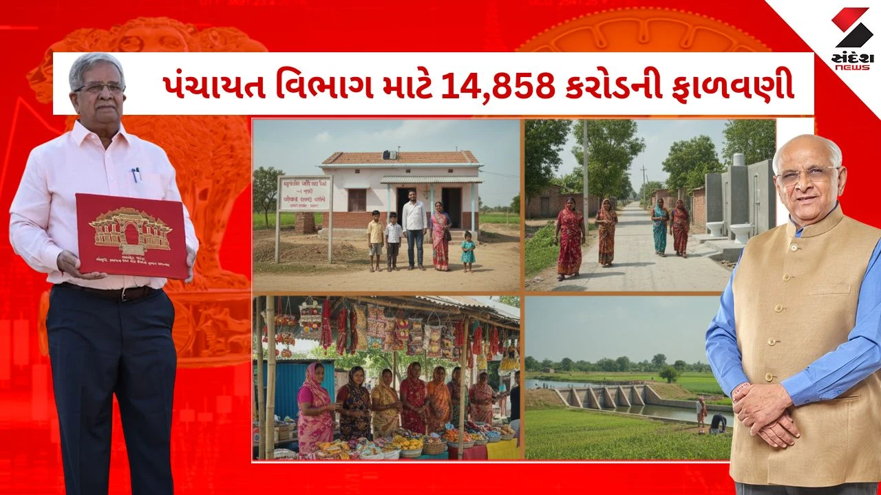 Gujarat Rural Development Budget 2026: ગામડાં બનશે સ્માર્ટ અને આત્મનિર્ભર, પંચાયત વિભાગ માટે 14,858 કરોડની ફાળવણી 
