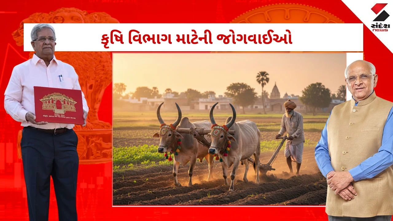 Gujarat Agriculture Budget 2026: કૃષિ, ખેડૂત કલ્યાણ અને સહકાર વિભાગ માટે કુલ 24022 કરોડની જોગવાઇ 