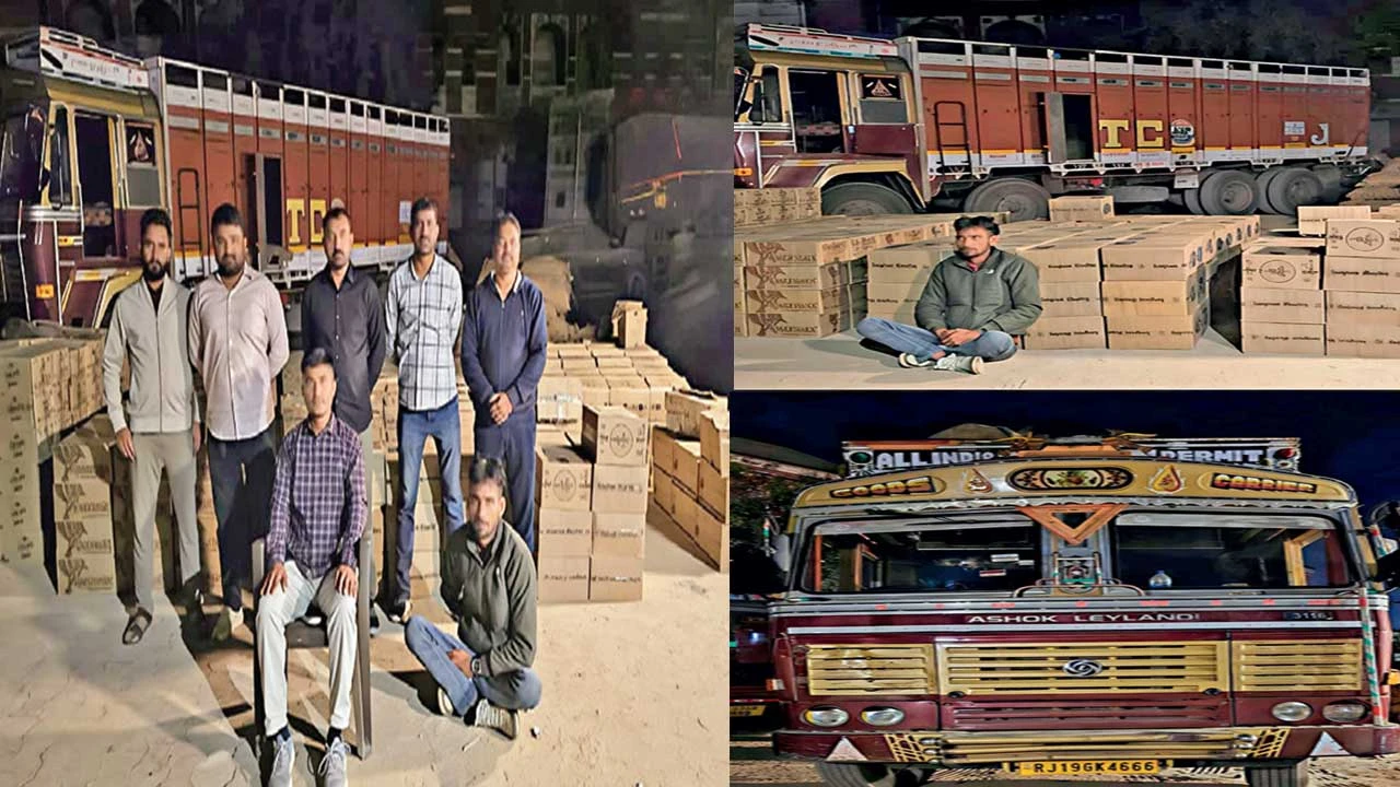 Patan: સિદ્ધપુરના સુજાણપુર પાસેથી રૂ. 46 લાખના વિદેશી દારૂ સાથે ટ્રક પકડાઈ 