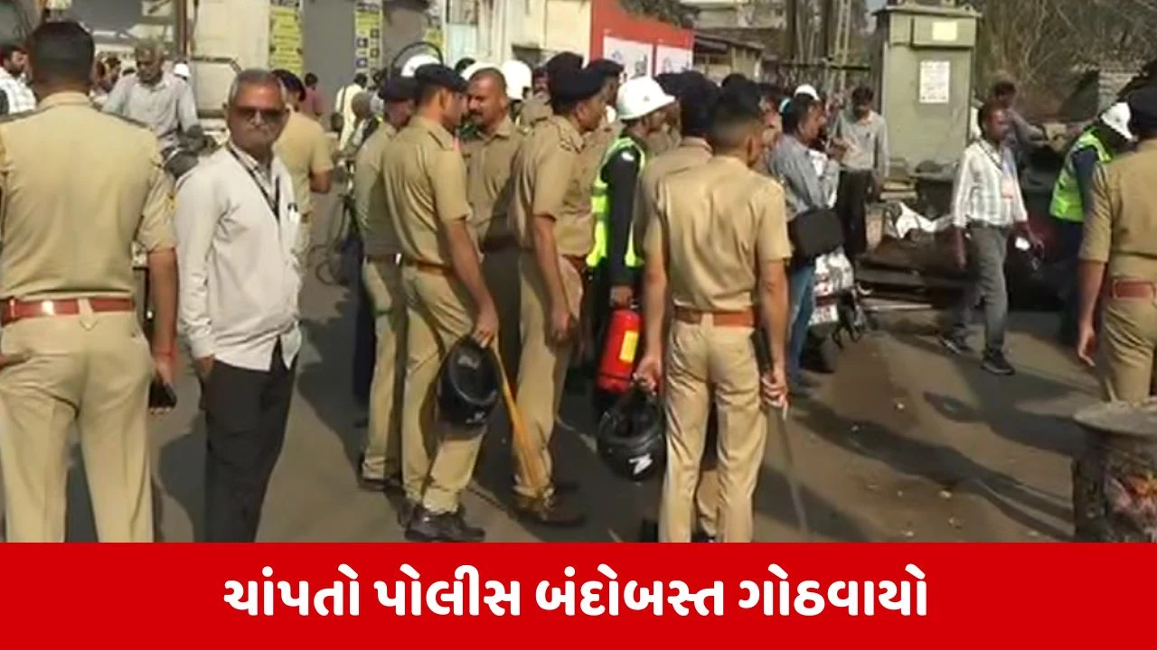 Rajkot : જંગલેશ્વરમાં ડિમોલિશનની તૈયારીઓ તેજ, 2500થી વધુ સુરક્ષાકર્મી તૈનાત કરાશે 