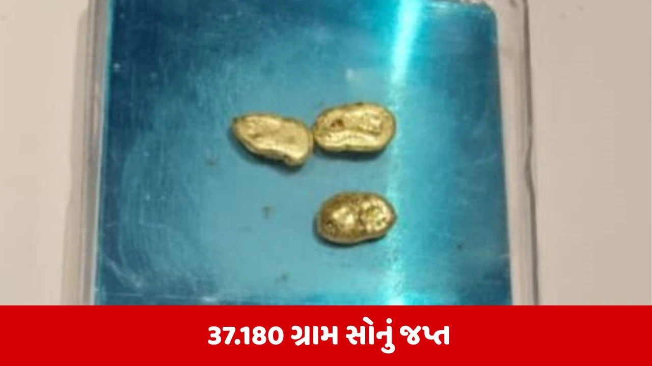 Ahmedabad : અબુધાબીથી આવેલા મુસાફર પાસેથી કસ્ટમ વિભાગે 5 લાખનું સોનું જપ્ત કર્યું 