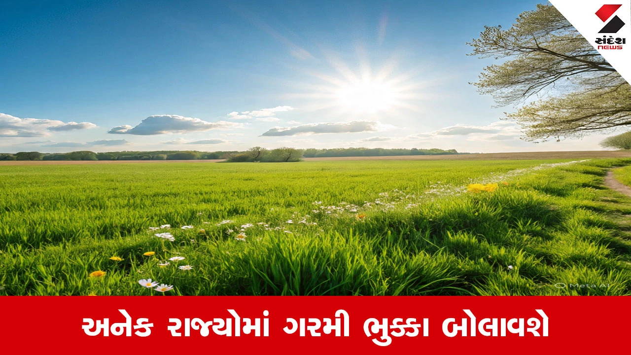માર્ચમાં એપ્રિલ જેવી ગરમી? હવામાન વિભાગનું એલર્ટ: તાપમાનમાં વધારો, હીટવેવની શક્યતા.",