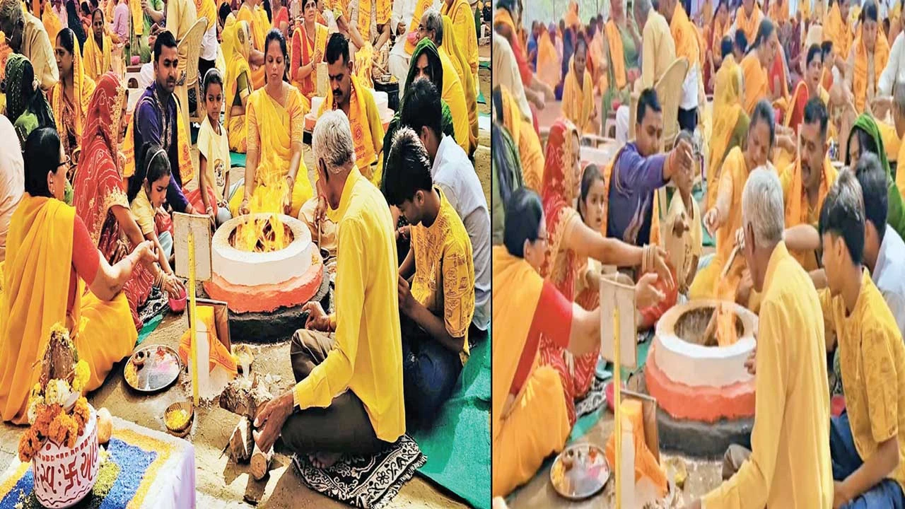 Ambaji: વિશ્વ શાંતિ અર્થે 51 કુંડીય ગાયત્રી મહાયજ્ઞ સંપન્ન 