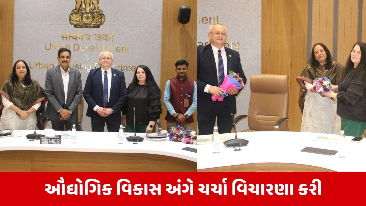 Gujarat: રોમાનિયાના મિલૌટી ટાઉનના મેયર ગુજરાતની મુલાકાતે, રાજ્યના સ્માર્ટ ઈન્ફ્રાસ્ટ્રક્ચરનો તાગ મેળવ્યો 