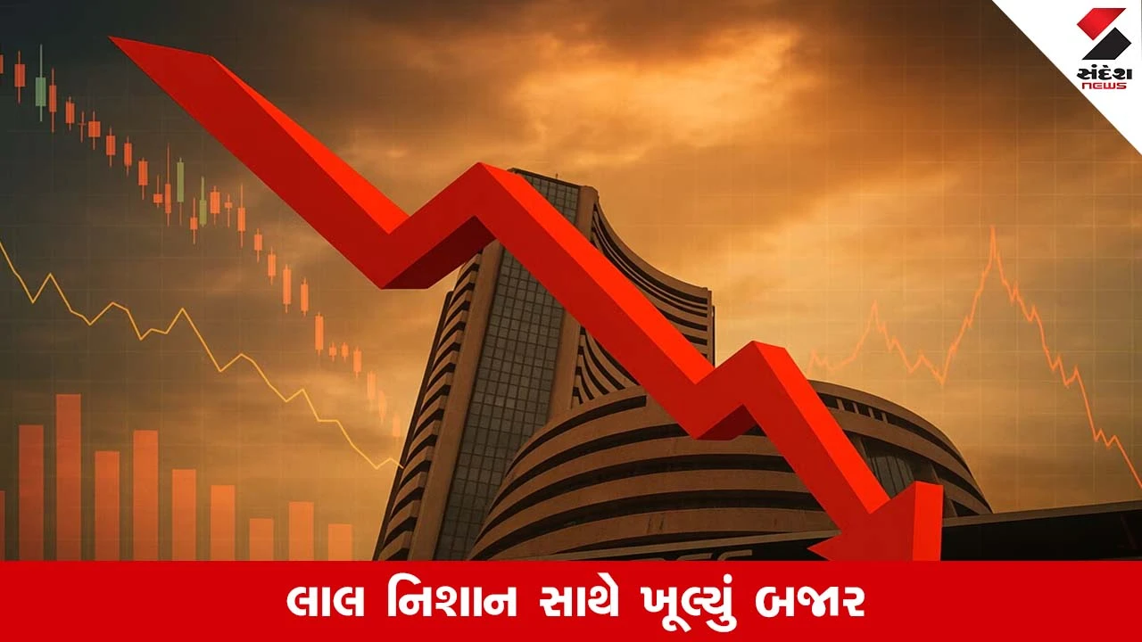 ઇઝરાયલ-ઈરાન યુદ્ધની અસરથી ભારતીય શેરબજારમાં ઘટાડો: સેન્સેક્સમાં મોટો ઘટાડો નોંધાયો.