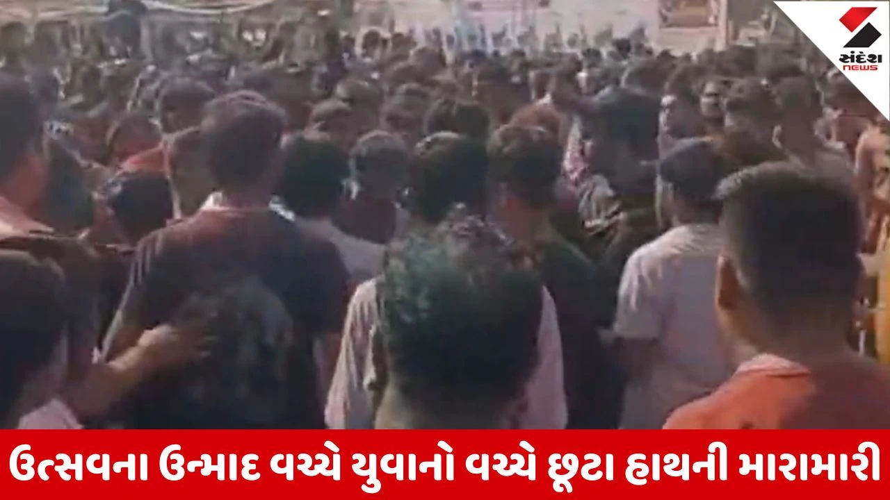 Navsariમાં રંગોત્સવ દરમિયાન રેઇન ડાન્સમાં માથાકૂટ, યુવાનો વચ્ચે છૂટા હાથની મારામારી 