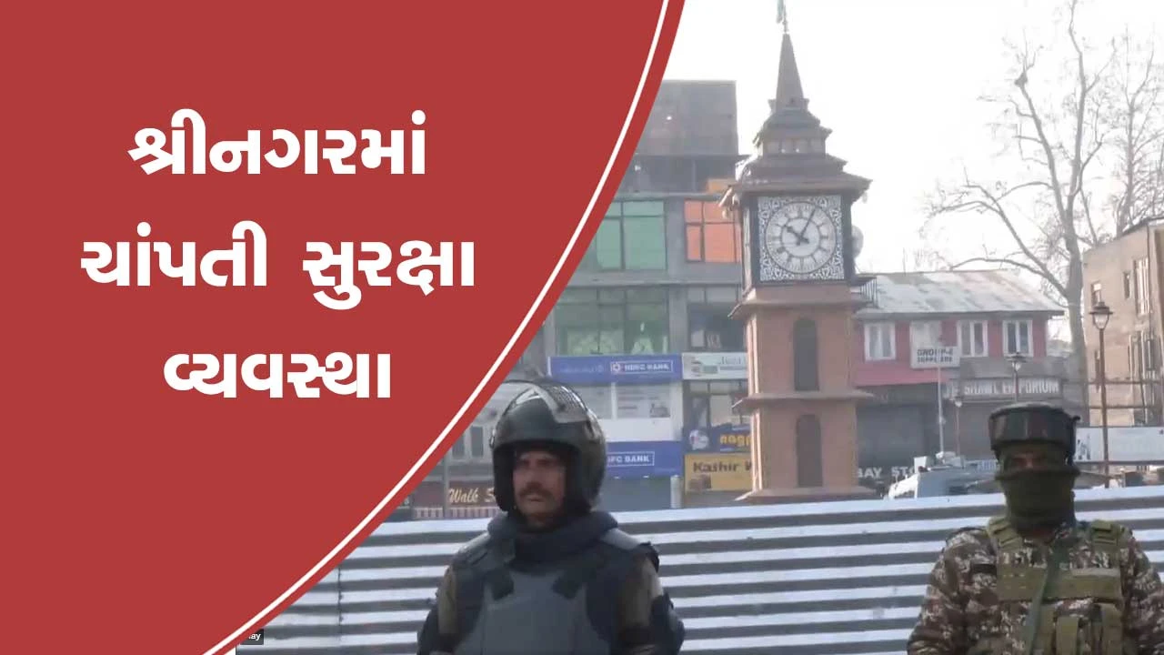 શ્રીનગરમાં હાઇ એલર્ટ, બેરિકેડ લગાવીને રસ્તા કર્યા સીલ 