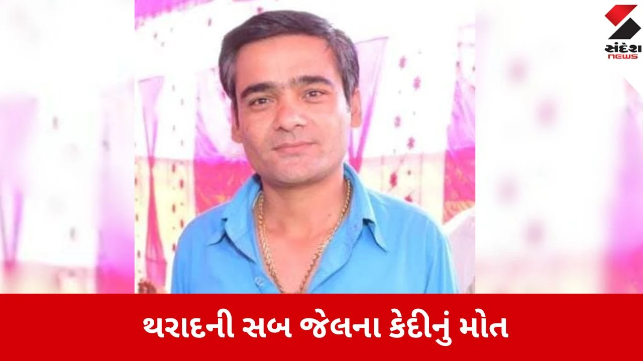 થરાદ: ચર્ચાસ્પદ મામલતદાર કેસના આરોપીનું જેલમાં બીમારીથી મૃત્યુ.",