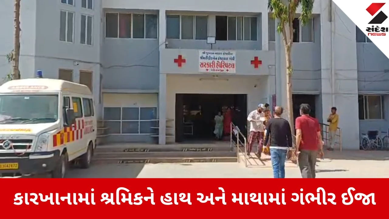 Dhoraji: પ્લાસ્ટિકના કારખાનામાં મશીન કામ દરમિયાન વૃદ્ધનો હાથ આવી ગયો, માથામાં ગંભીર ઈજા સાથે જૂનાગઢ રિફર 