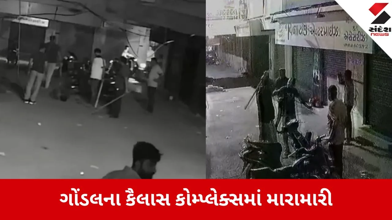 ગોંડલમાં દુકાન બાબતે જૂની અદાવતમાં બે યુવકો પર ધોકા અને પાઇપથી હુમલો થયો.