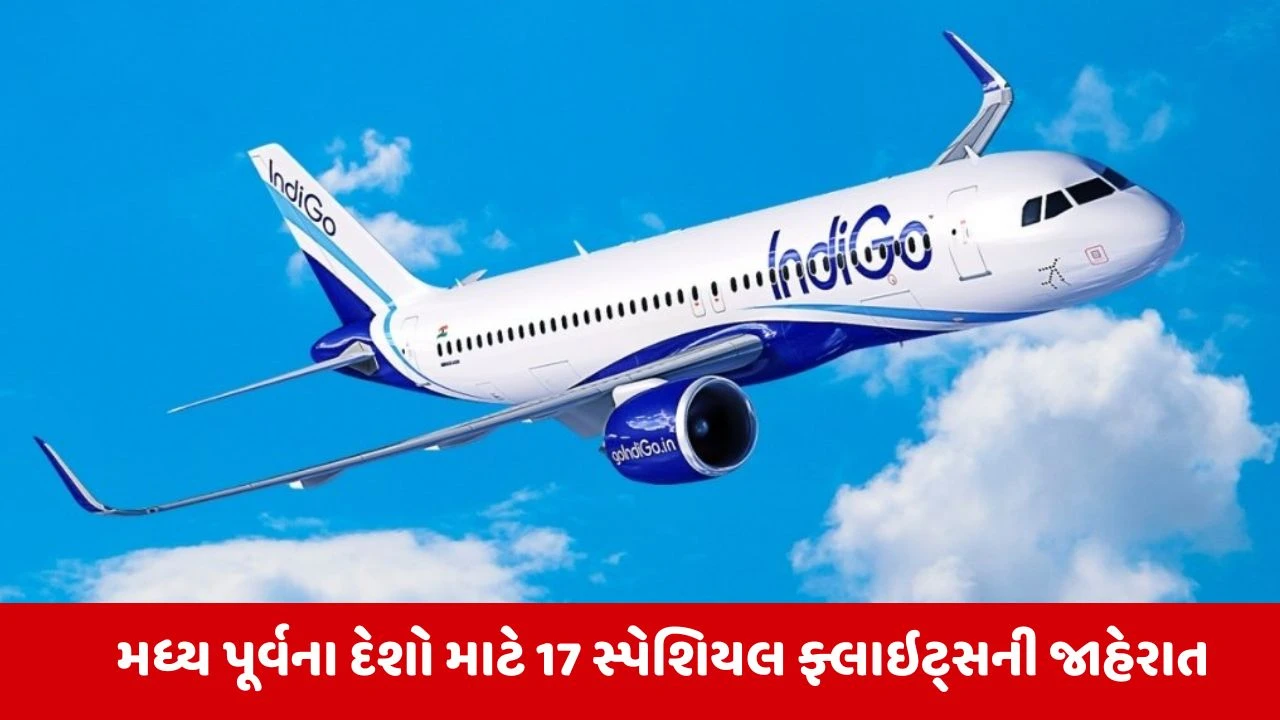 Indigoએ એડવાઇઝરી કરી જાહેર, મિડલ ઇસ્ટ માટે 17 ફ્લાઇટ્સ ચલાવશે ઇન્ડિગો 