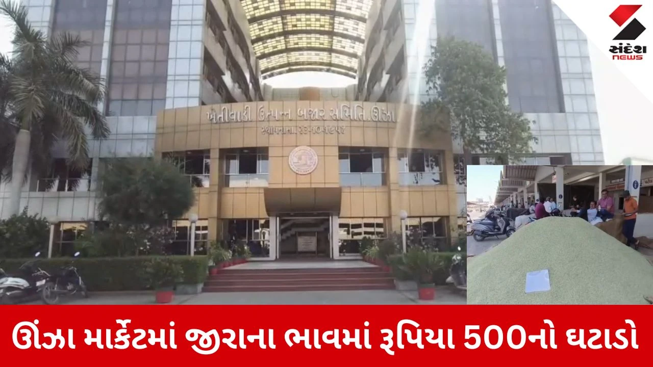 Mahesana News: ઈરાન-ઈઝરાયલ યુદ્ધની ઊંઝા માર્કેટ પર અસર, જાણો કેમ ઘટી રહ્યા છે જીરાના ભાવ?