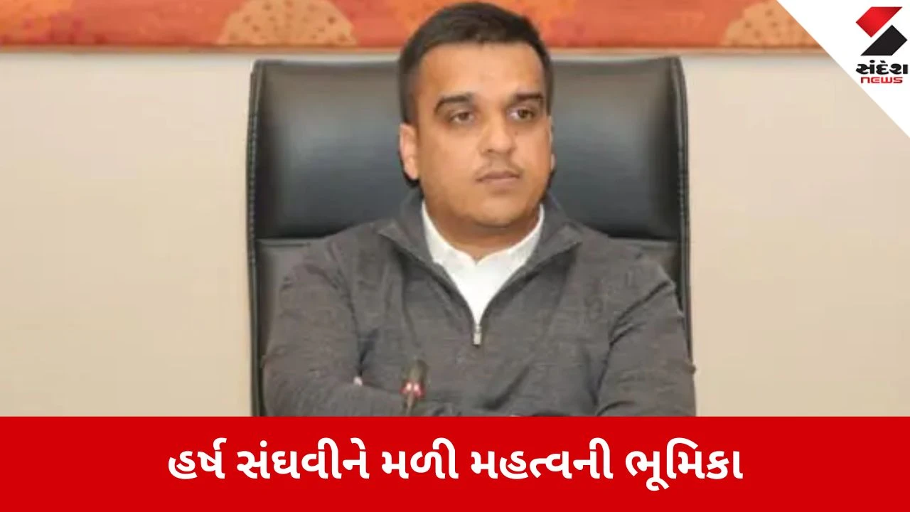 Gandhinagar: ભાજપ હાઈકમાન્ડે ગુજરાતના નાયબ મુખ્યમંત્રી હર્ષ સંઘવી પર મૂક્યો વિશ્વાસ, નિરીક્ષક તરીકે સોંપાઈ મહત્વની જવાબદારી 