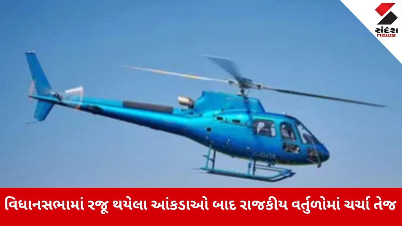Gandhinagar : ગુજરાત સરકારના વિમાન અને હેલિકોપ્ટર પાછળ બે વર્ષમાં રૂ. 86 કરોડથી વધુ ખર્ચ 