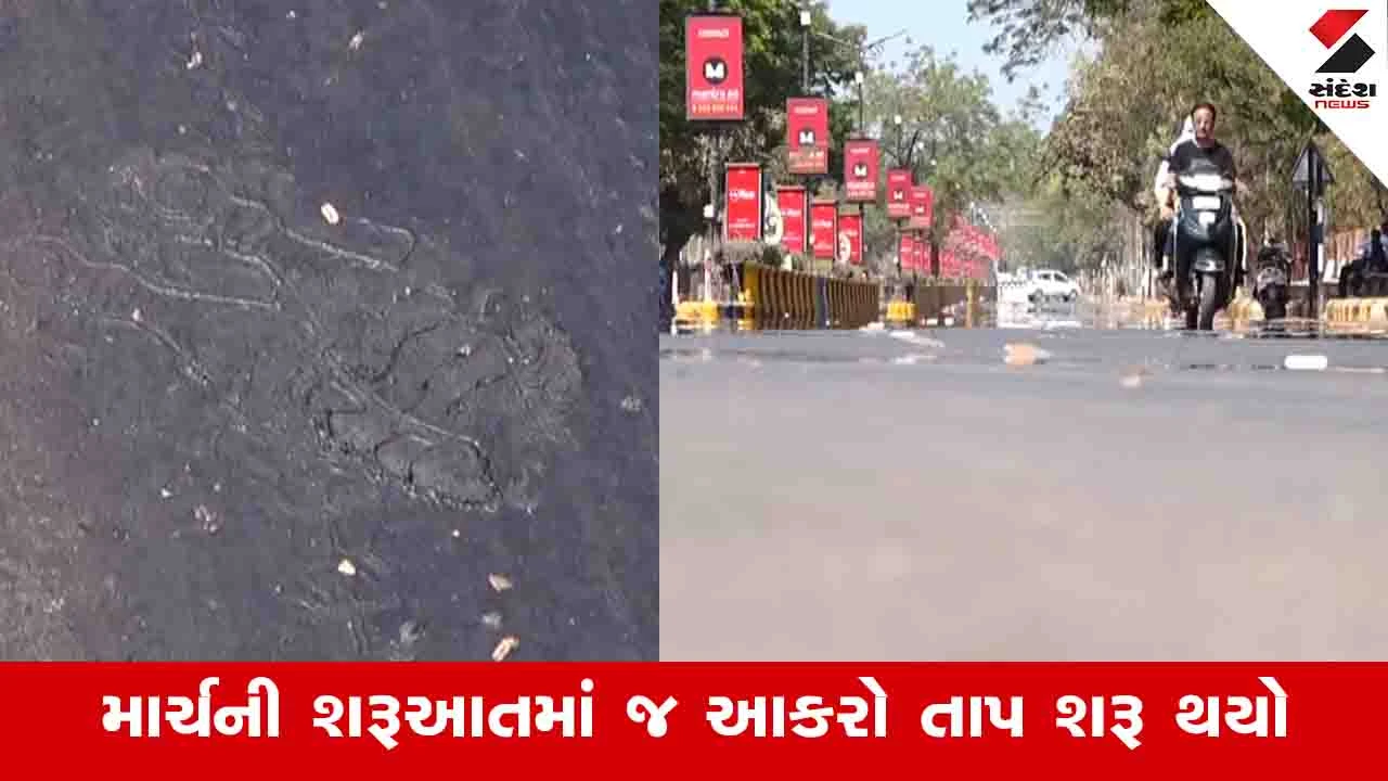 Gujarat Weather Update: રાજકોટ અને સુરતમાં હિટવેવથી લોકો ત્રાહિમામ, વડોદરામાં ગરમીને કારણે રોડનો ડામર પીગળ્યો