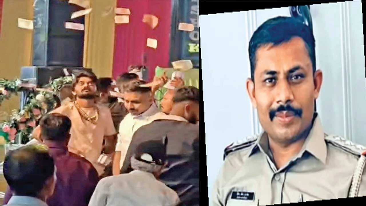 Mahesana: ડાયરામાં બુટલેગરોએ સાંથલ PI ઉપર નોટો વરસાવી, DSPએ સસ્પેન્ડ કર્યા 