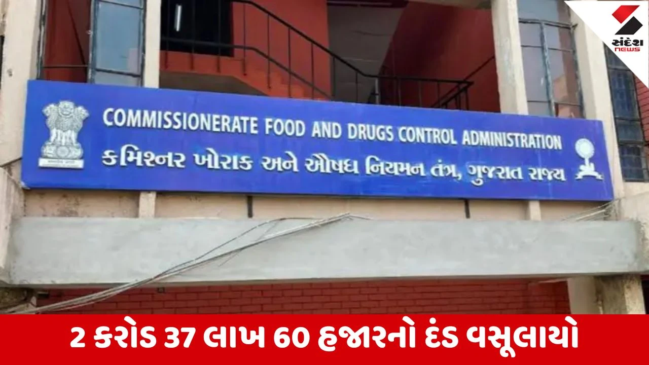 Gandhinagar : ખાદ્ય પદાર્થોના નમૂનામાં ચોંકાવનારા આંકડા, 2.13 લાખ કિલો જથ્થો જપ્ત કરાયો 