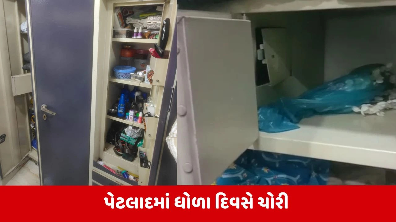 Anand : પેટલાદમાં ધોળા દિવસે તસ્કરો ત્રાટક્યા, શિક્ષક દંપતીના ઘરને બનાવ્યું નિશાન