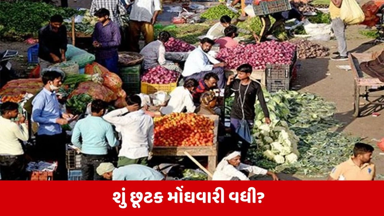 Retail Inflation : ફેબ્રુઆરી મહિનામાં છૂટક મોંઘવારી 3.21 ટકા રહી, આ વસ્તુઓ ઉપર જોવા મળી અસર 