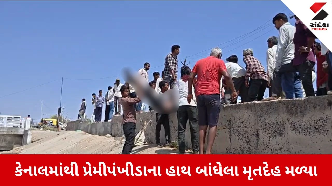 Tharad News: થરાદ કેનાલમાં પ્રેમીપંખીડાએ કરી આત્મહત્યા, હાથ બાંધી જીવન ટૂંકાવ્યું 