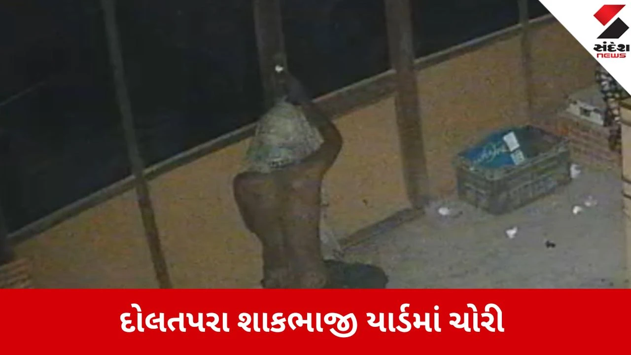 જૂનાગઢના  દોલતપરા શાકભાજી યાર્ડમાં બુકાનીધારી ગેંગ દ્વારા 2.83 લાખની ચોરી.